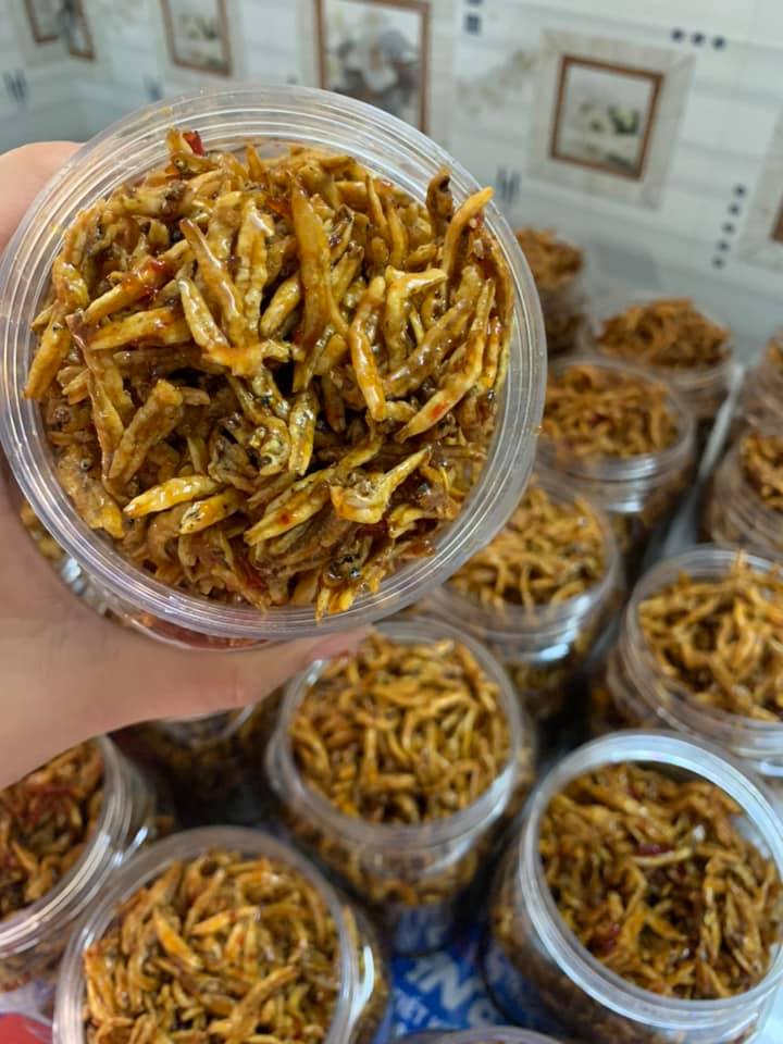 Khô cá cơm tẩm (có mè)