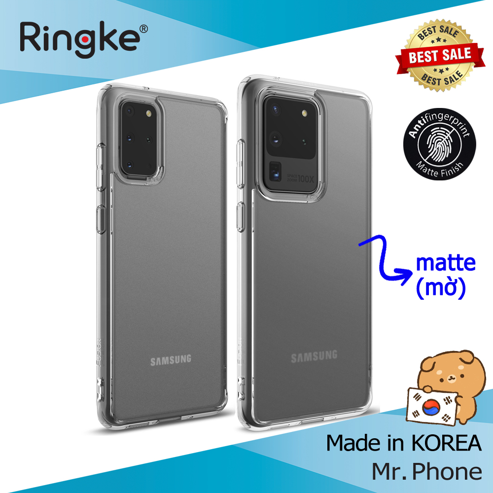 [HOT-Rinke Matte Clear] Ốp lưng Galaxy S20 Plus / Ultra Ringke Fusion Hàn Quốc (Ringke Fusion Case for Galaxy S20+ / S20 Ultra Korea)