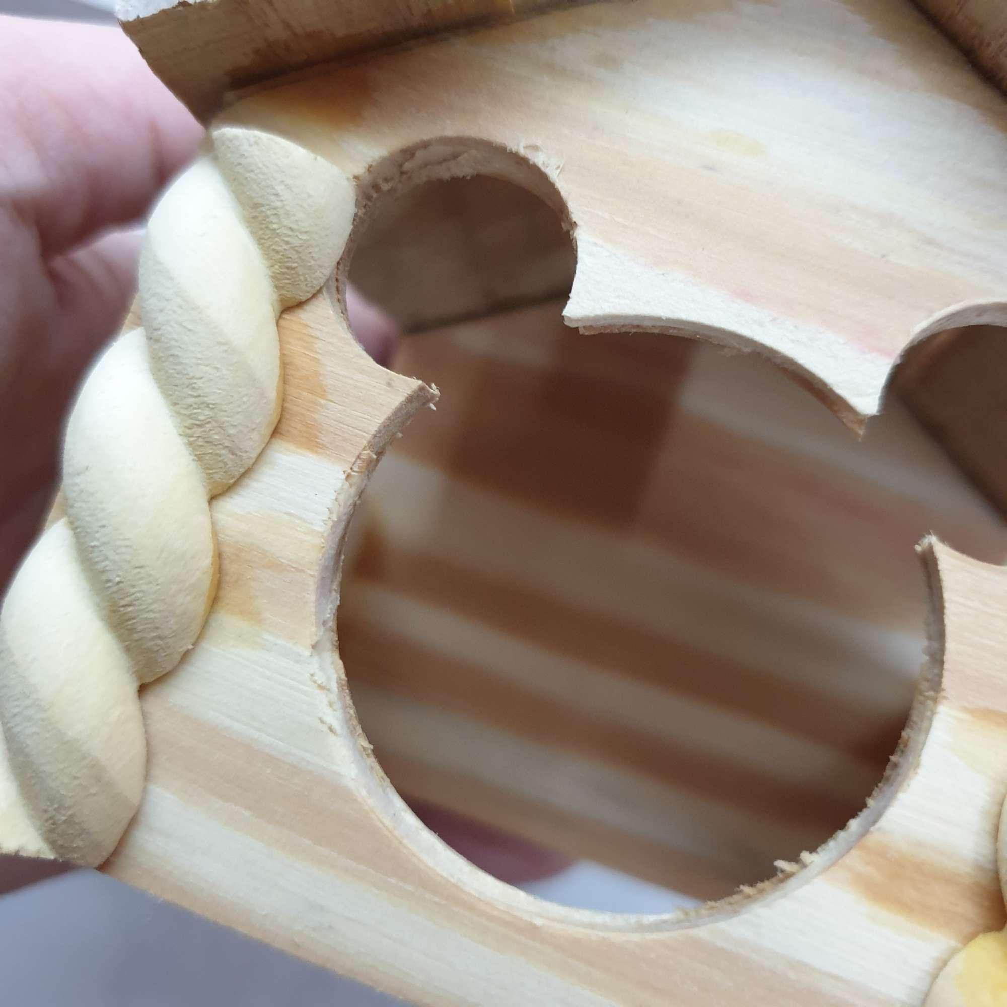 Nhà ngủ gỗ chuột Mickey cho Hamster