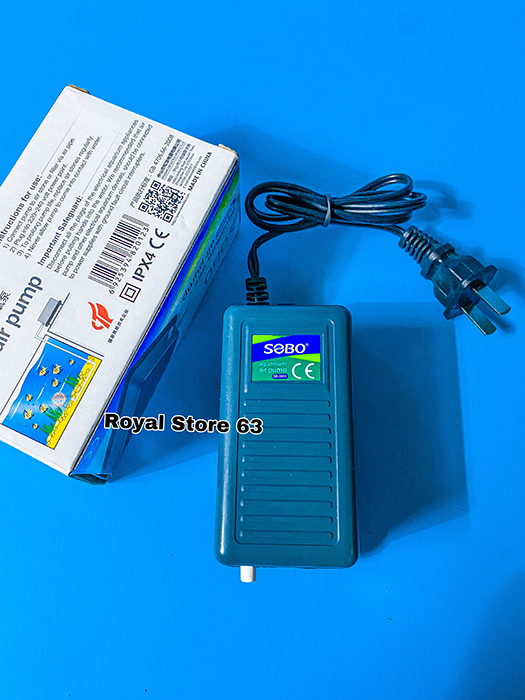 Máy tạo Oxy 1 vòi cho bể cá cảnh Sobo SB2800