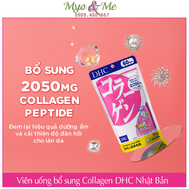Viên uống bổ sung Collagen DHC Nhật Bản