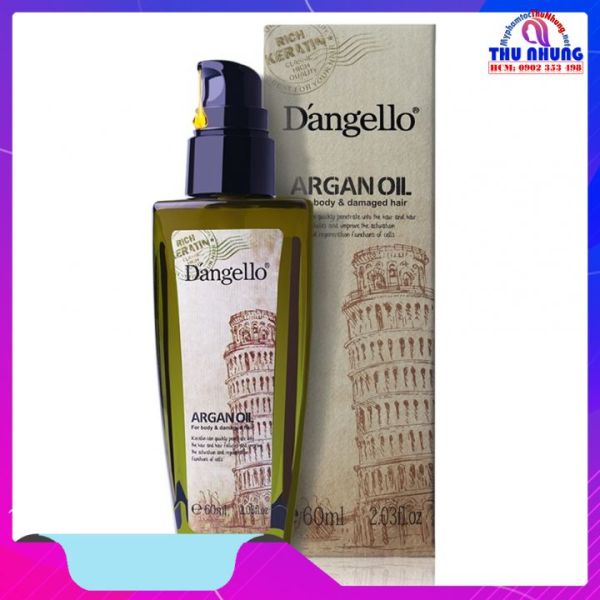 [HCM]Tinh dầu dưỡng tóc Dangello Argan Oil 60ml