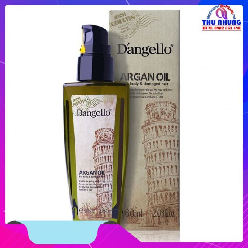 [HCM]Tinh dầu dưỡng tóc Dangello Argan Oil 60ml nhập khẩu