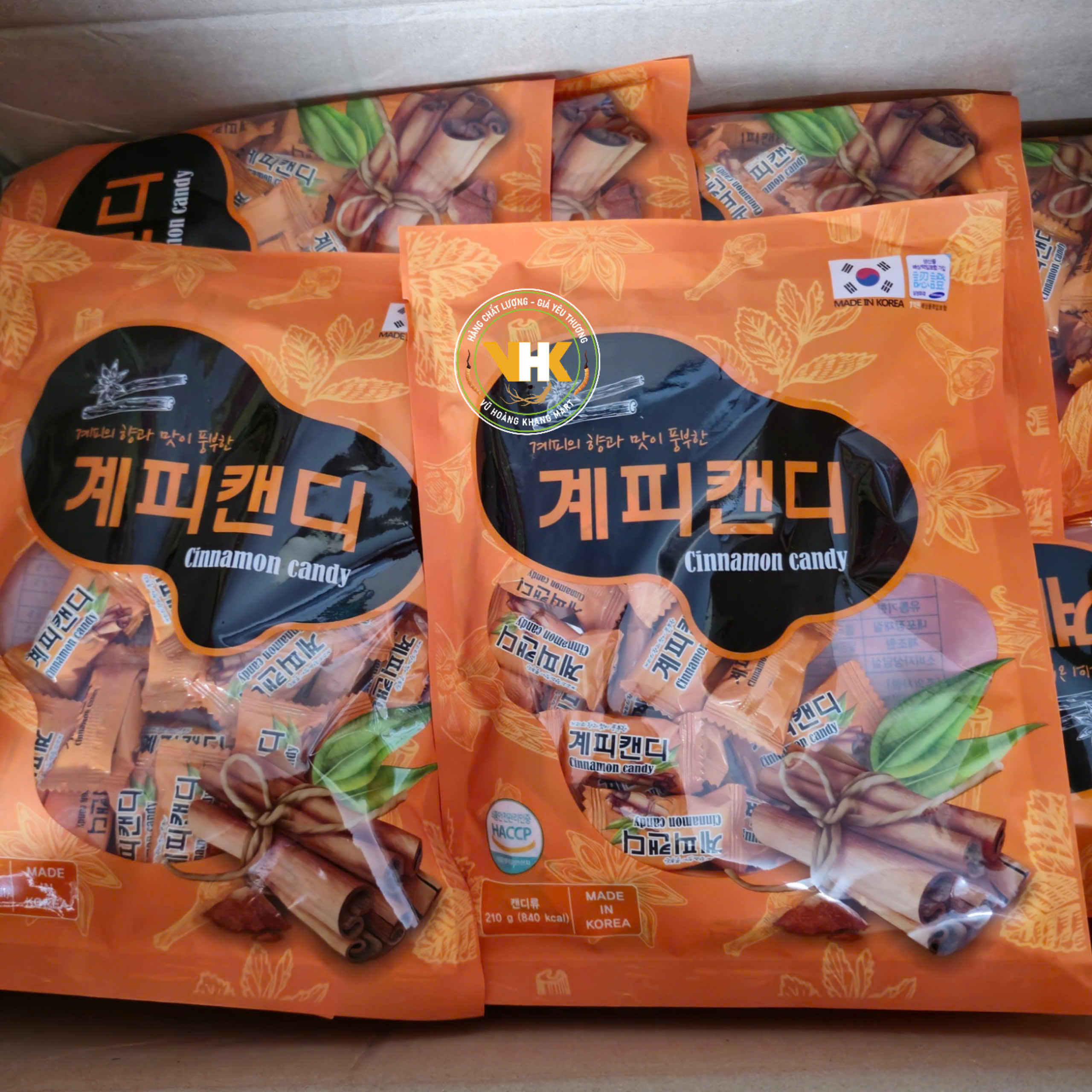 KẸO THẢO MỘC QUẾ HÀN QUỐC 210GR