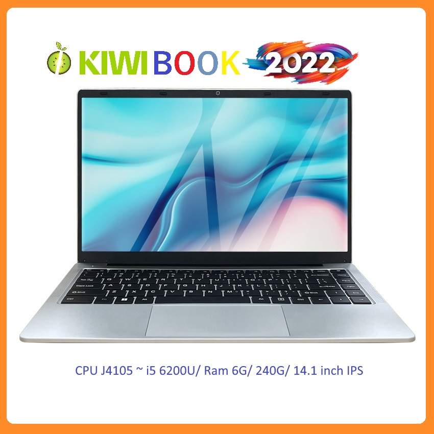 Laptop Kiwibook G22 CPU J4105 - 2022, ram 6G, SSD 240G