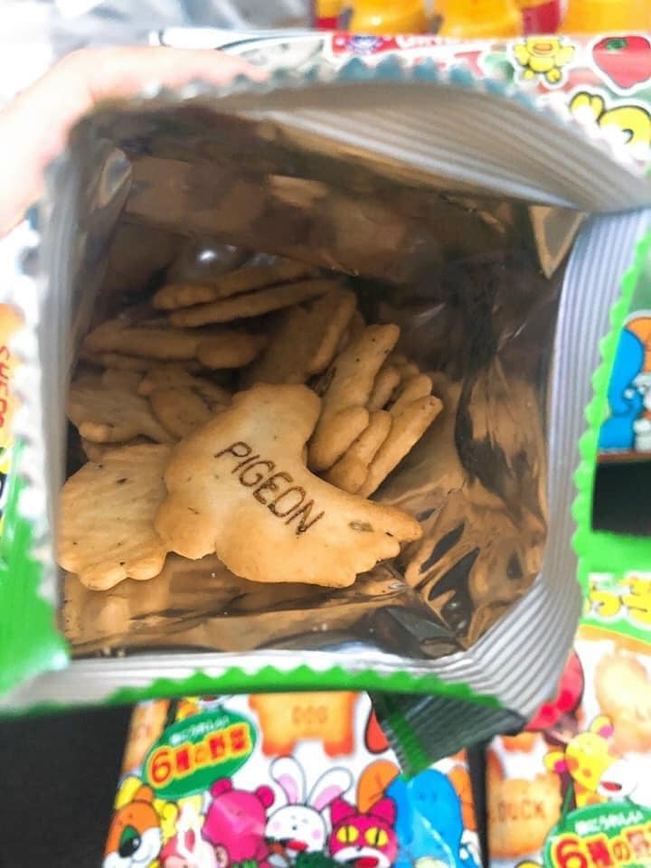 Bánh quy ăn dặm hình thú Ginbis cho bé