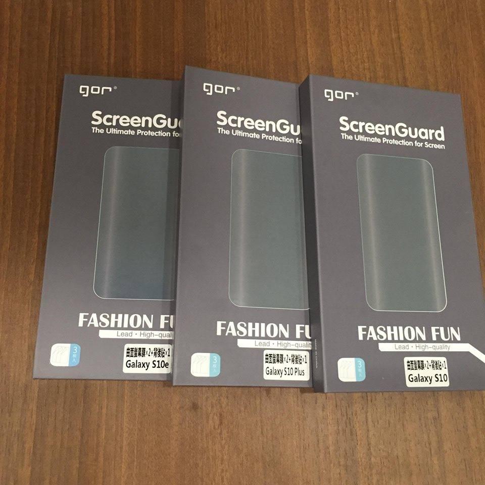 Bộ 4 Miếng dán dẻo GOR cho Samsung S10e (dán Full màn hình)