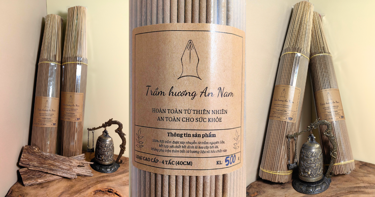 Nhang trầm cao cấp (40cm / 30cm/ 20cm) - Trầm hương An Nam