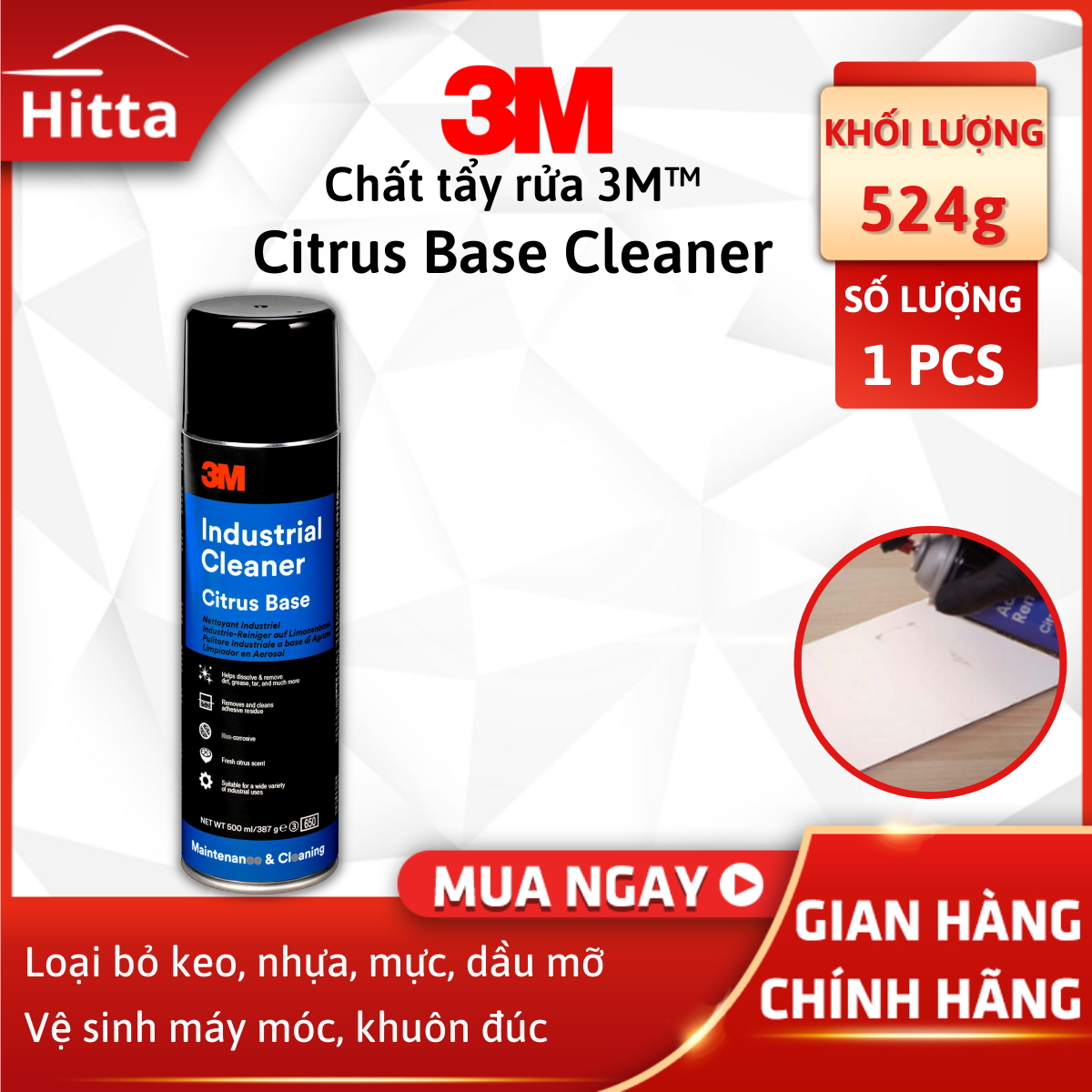 Chất tẩy rửa 3M Citrus Base Cleaner