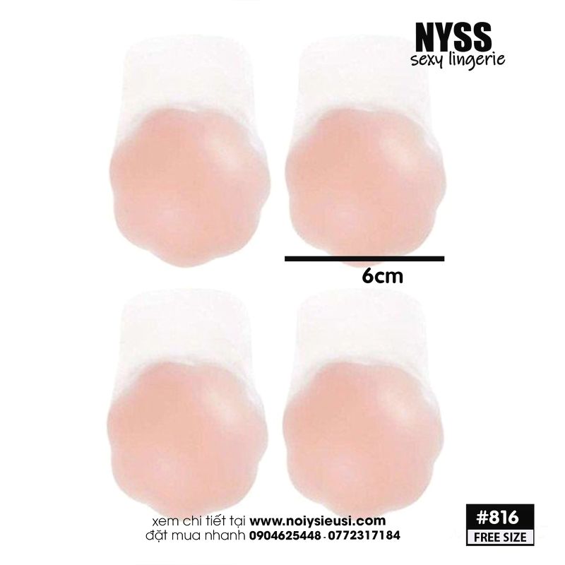 Miếng dán ngực, dán ti silicon- 1 cặp