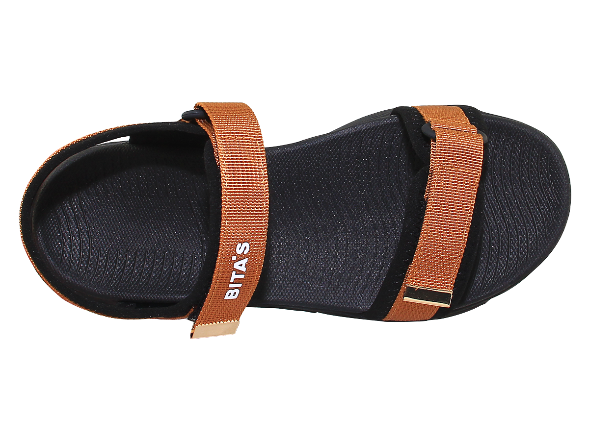 Sandal nữ Bita's SEFYH.02 (Đen + Hồng + Kem + Vàng bò)