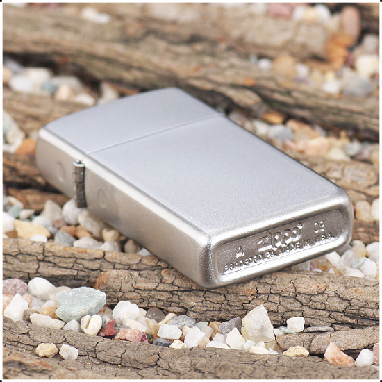 Zippo 1605 - Zippo Slim Satin Chrome