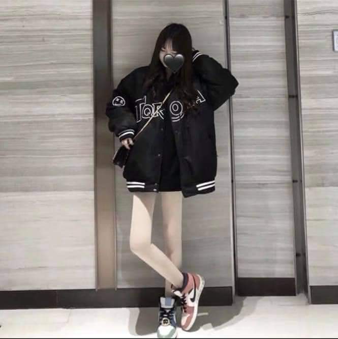 [YoloBoutique] ÁO KHOÁC BOMBER TQRONA UNISEX (ĐEN)
