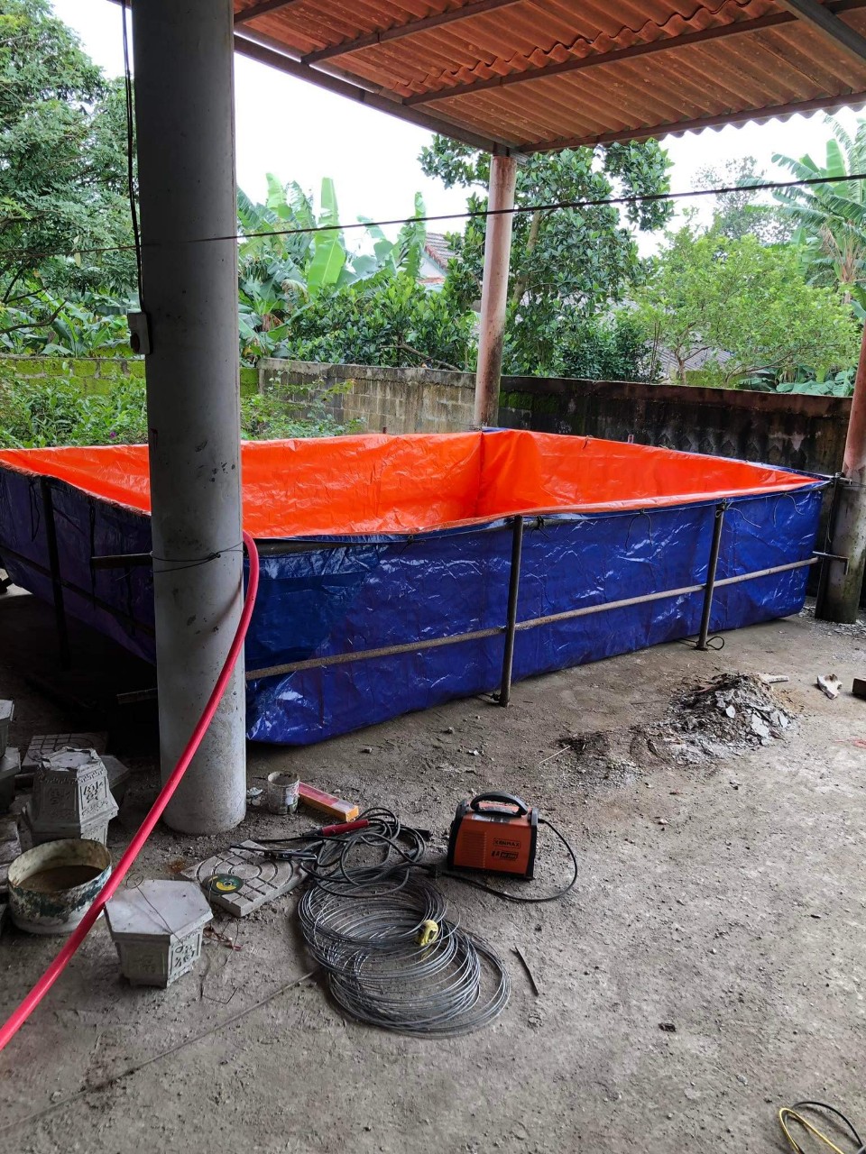 BỂ BẠT NUÔI ,ỐC ,ẾCH ,CÁ , LƯƠN 3x2x1