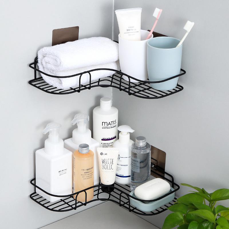 KỆ NHÀ TẮM GÓC TƯỜNG KÈM 2 MIẾNG DÁN