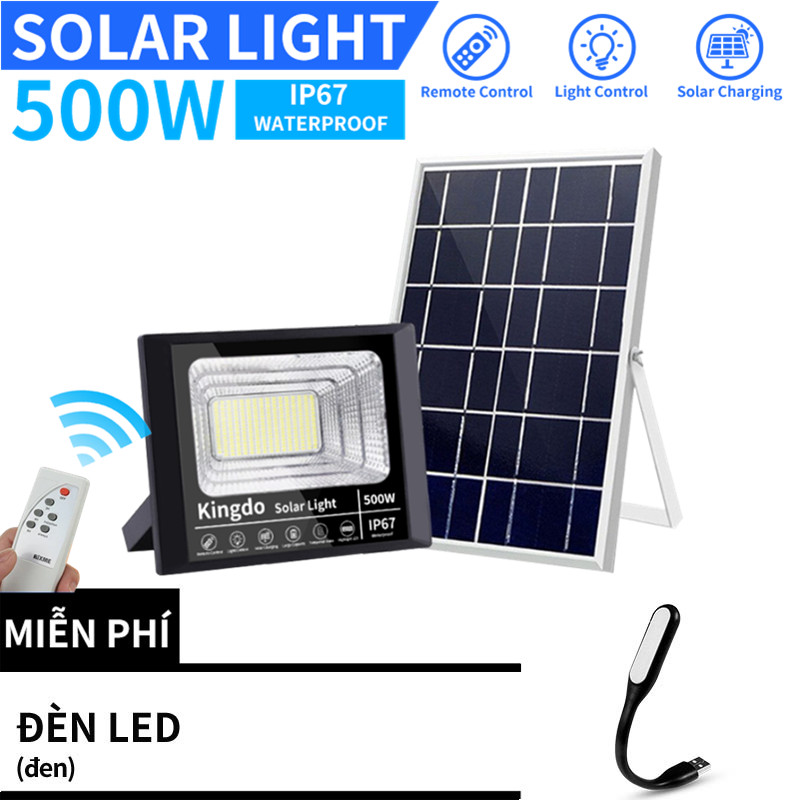 500w đèn led đèn năng lượng mặt trời đèn gắn tường tấm năng lượng mặt trời đèn chiếu sáng thông minh chống nước siêu sáng điều khiển ánh sáng ngoài trời điều khiển từ xa