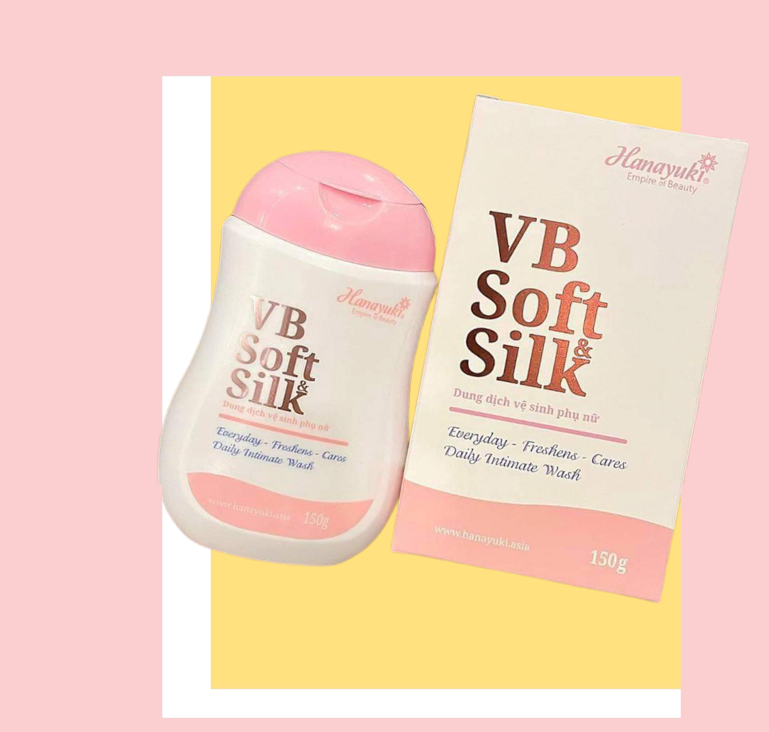Dung Dịch Vệ Sinh Phụ Nữ Tự Nhiên Hanayuki VB Soft Silk