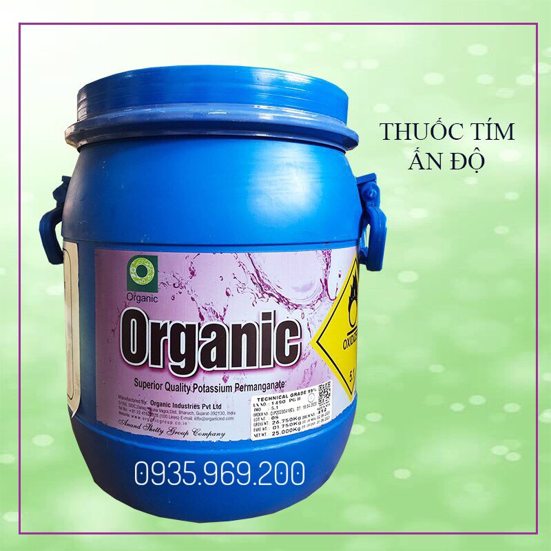 Thuốc Tím KMnO4, Tím Ấn Độ,Sát Khuẩn Ao Cá, Khử Trùng Chuồng Trại .