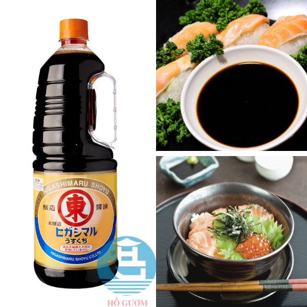 Nước tương Higashimaru Usukuchi Shoyu 1,8L