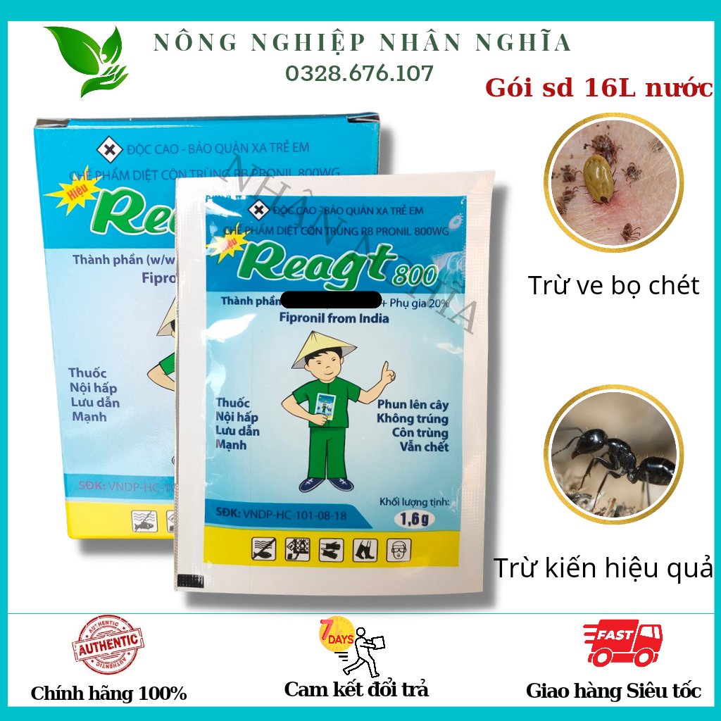 Reagt 800wg - chuyên diệt mối - diệt kiến - diệt ve, bọ, rầy regent