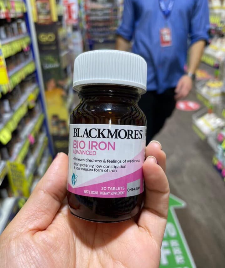 Blackmores Bio Iron Advanced của Úc - sắt tự nhiên