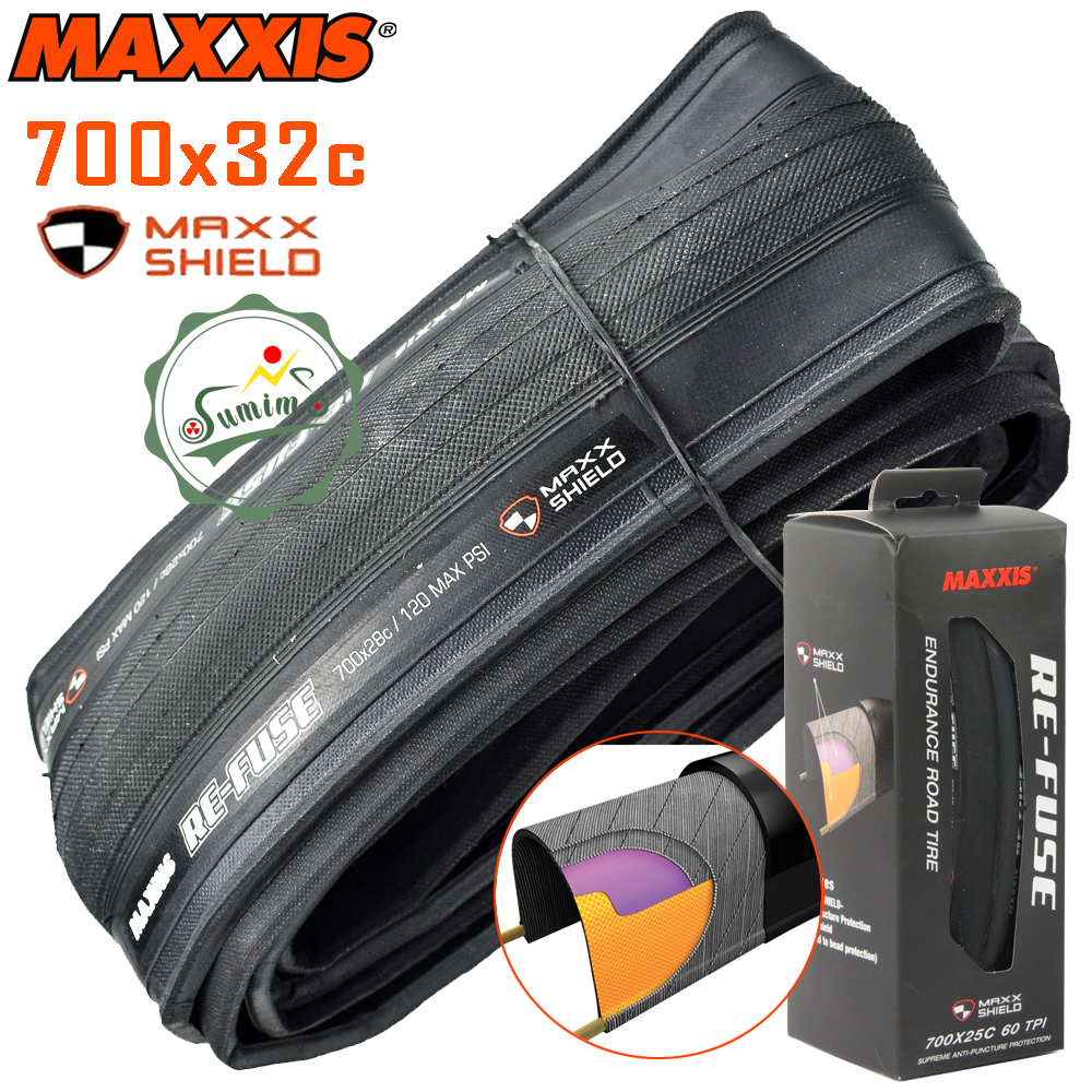 Vỏ xếp maxxis re-fuse maxxshield tanh lụa
