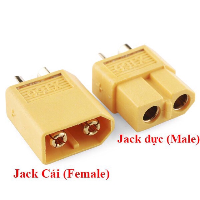 [HCM]1 cặp Jack cắm XT60. Nối nguồn DC