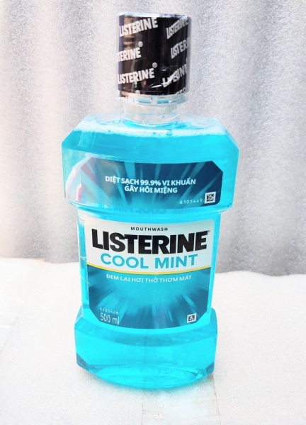 [HCM]Nước súc miệng Listerine 500ml bạc hà việt nam giá rẻ