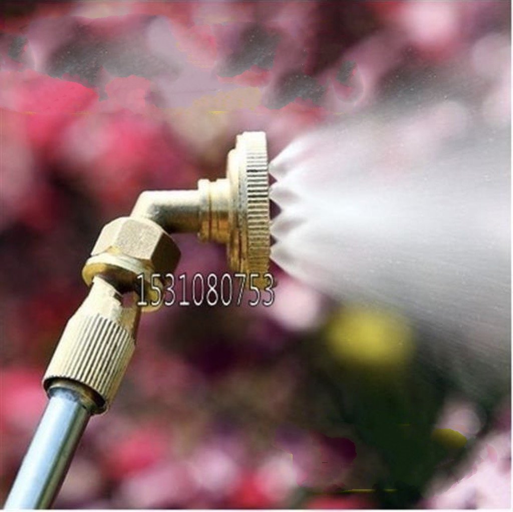 World Mart Đầu Vòi Nước Phun Tưới Cây 8 lỗ tăng áp Đồng Thau