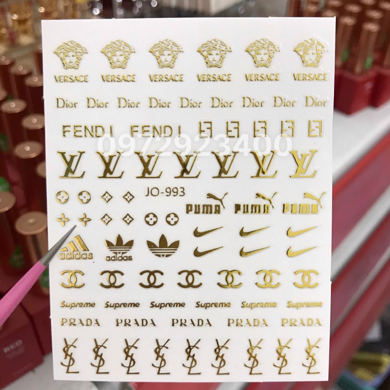 Sticker Thương Hiệu Dán Móng Tay - Mini Nails