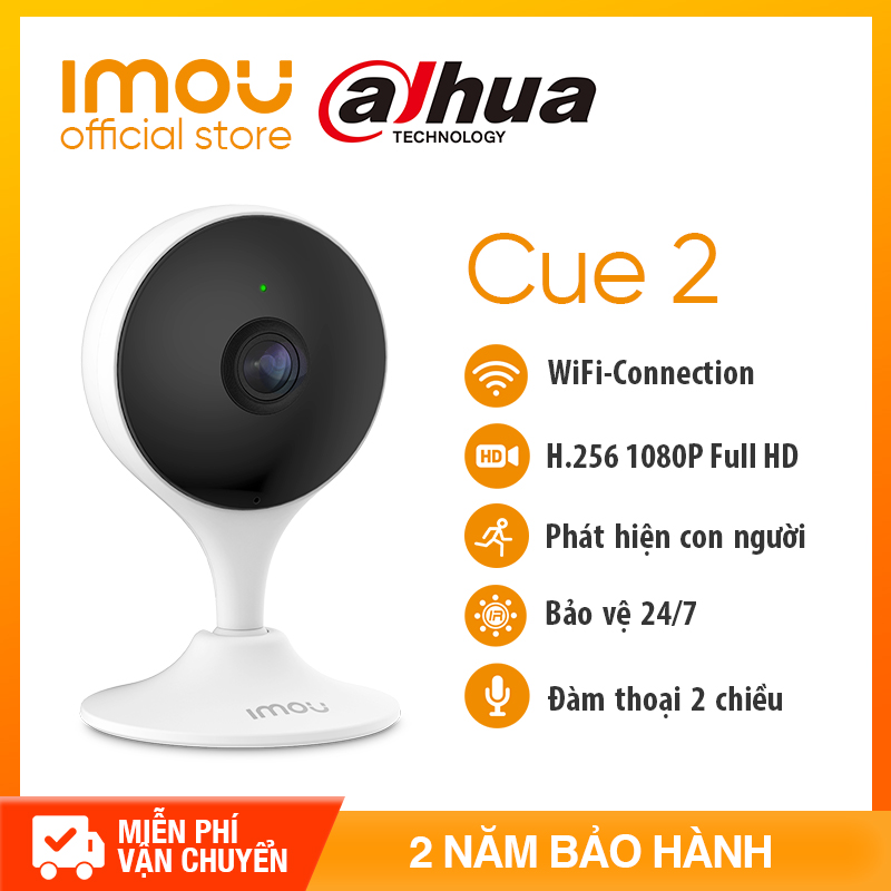 >> BÁO GIÁ DAHUA IMOU WIFI CAMERA SILICON COVER FOR CUE 2-QUẢNG CÁO SILICON CHO CUE 2 | Shopee Lazada Sendo Tiki mới nhất 152 DAHUA Camera IP WIFI IMOU CUE2 C22EP - LENS FISH EYE GÓC QUAN SÁT SIÊU RỘNG - Cảm biến CMOS 1/2.7”2 MP - Bảo hành chính hãng 2 năm