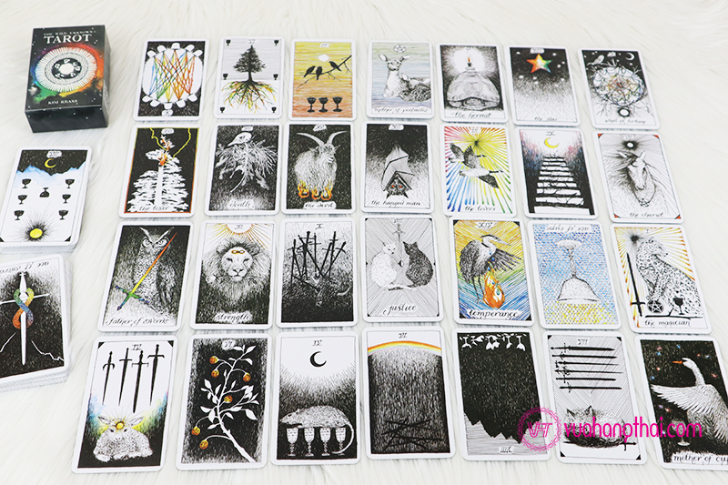 [HCM]Bộ Bài Bói The Wild Unknown Tarot Cao Cấp 78 lá