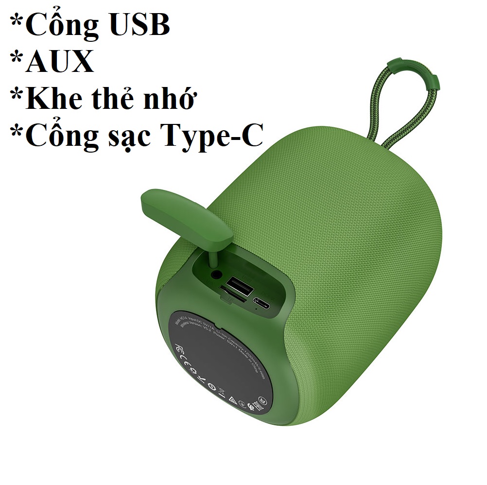 Loa không dây bluetooth V5.2 hỗ trợ TWS hoco HC14