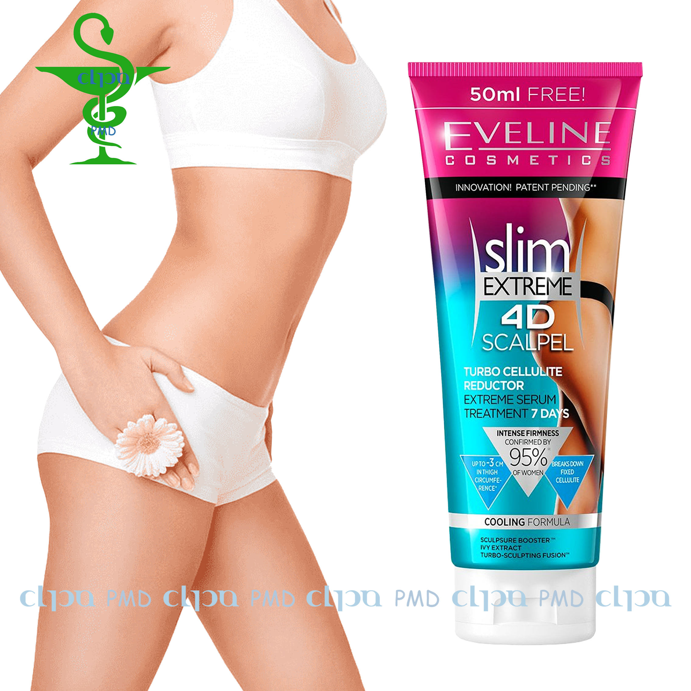 [HCM]Tinh chất đốt cháy tích tụ mỡ Slim Extreme 4D Eveline