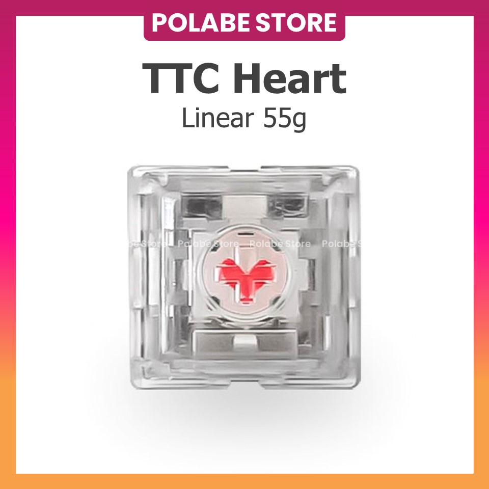 TTC HEART linear switch công tắc bàn phím cơ TTC LOVE switch - Polabe Store