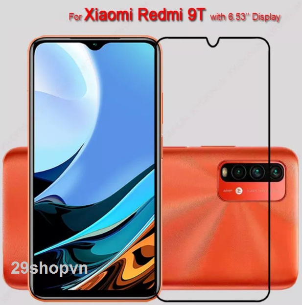 Kính cường lực full màn Xiaomi Redmi 9T