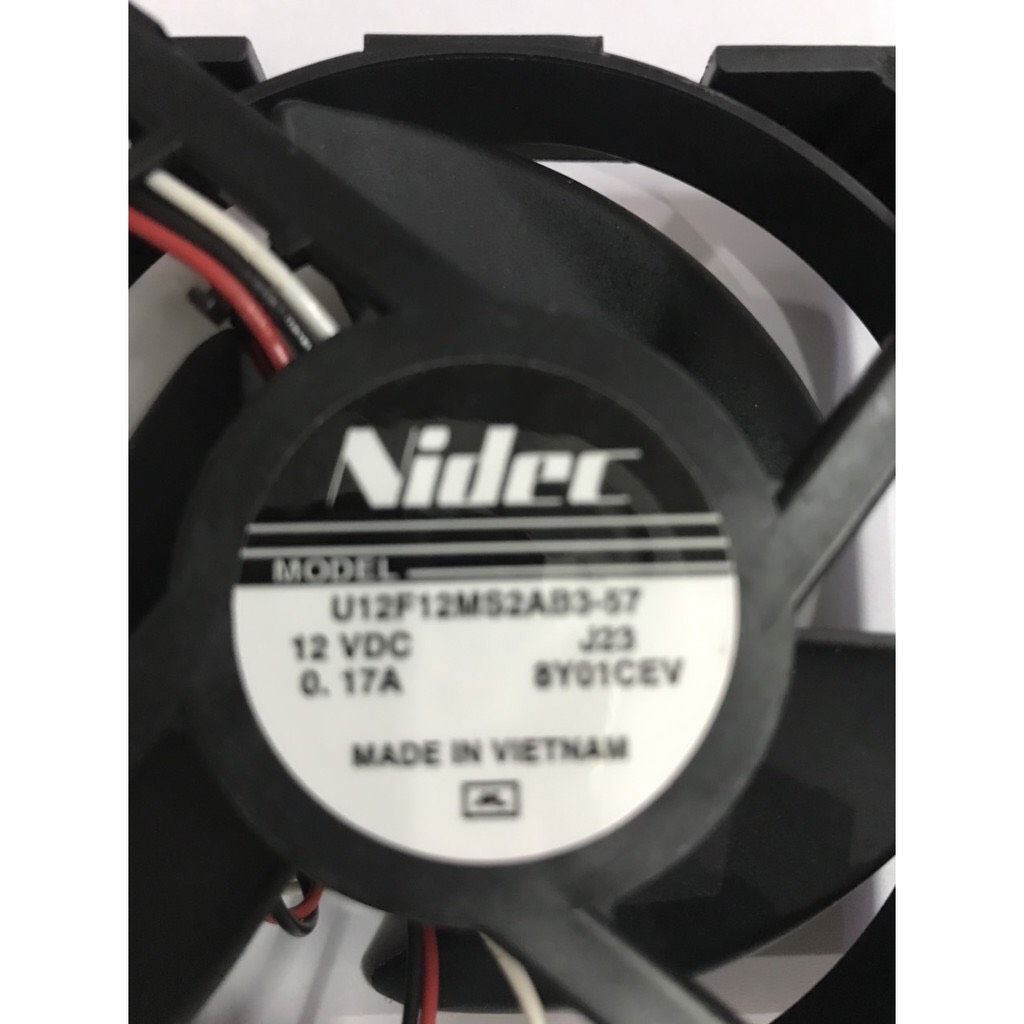 [HCM]Quạt tủ lạnh DC 12v-3 dây- 3 cánh 9x9cm  ( Dùng cho tủ lạnh)