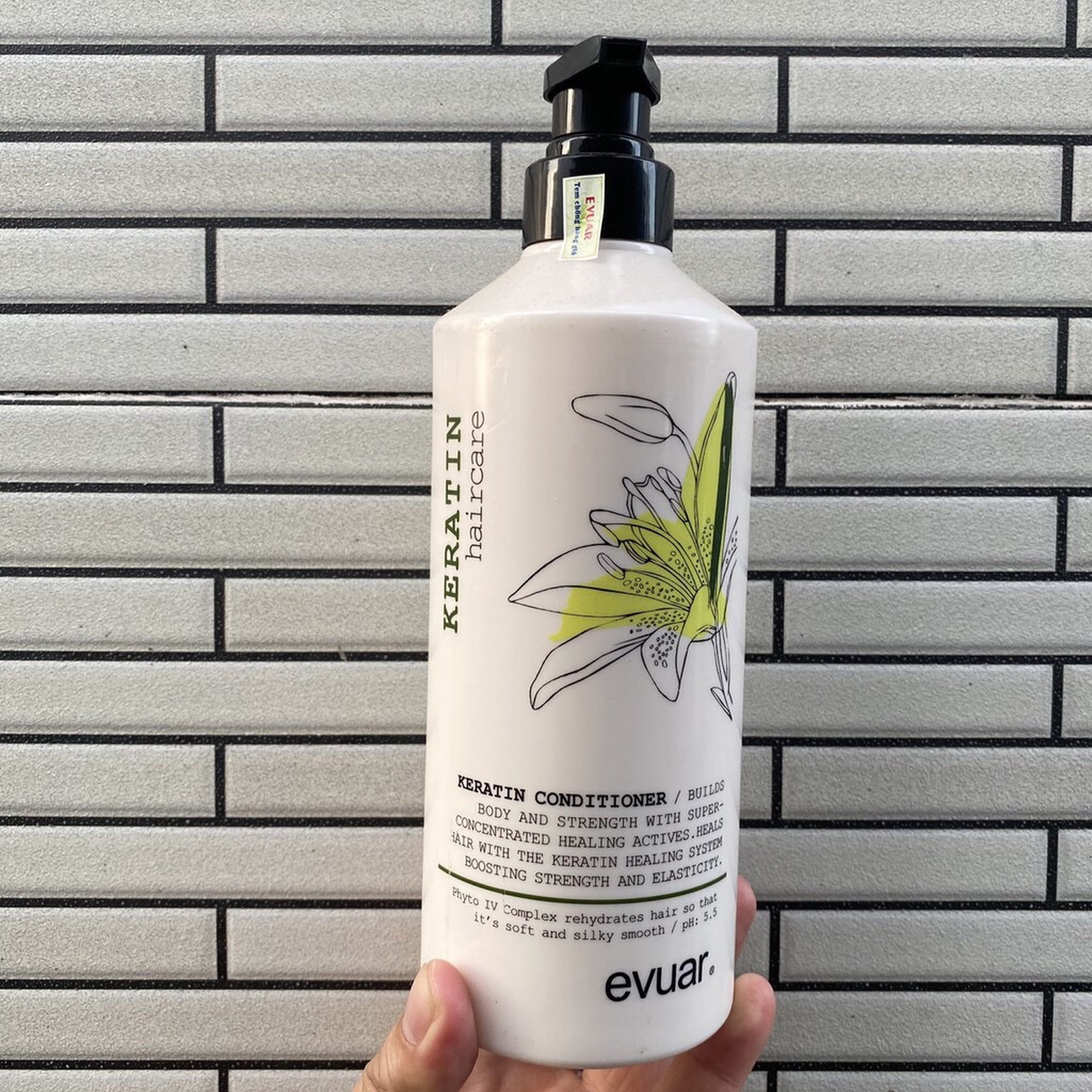 [HCM]Dầu gội xả cao cấp cực mềm mượt tóc Keratin Evuar 758mlx2