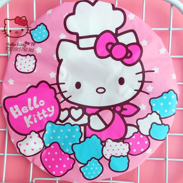 Bọc trùm tóc HELLO KITTY