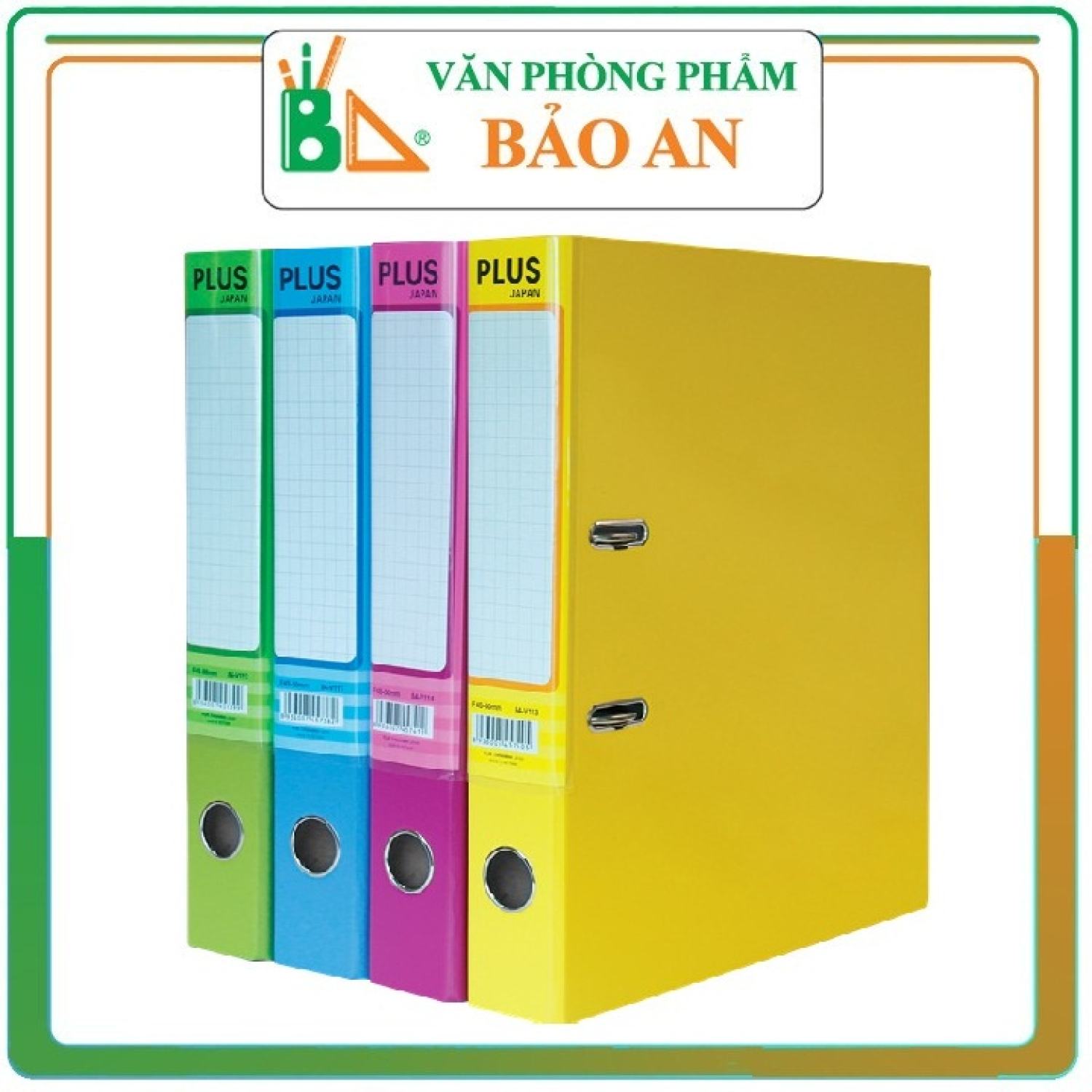 File còng bật plus 5cm khổ a4 - văn phòng phẩm bảo an