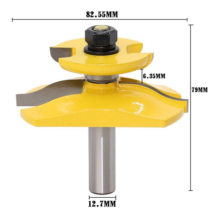 Bộ 3 mũi phay ghép mộng cửa bếp