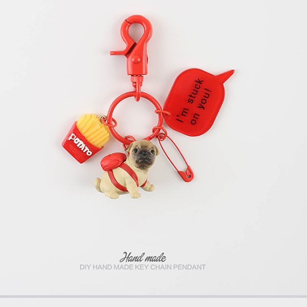 [HCM][SIÊU DỄ THƯƠNG]Móc khóa chó cute đeo cặp táp