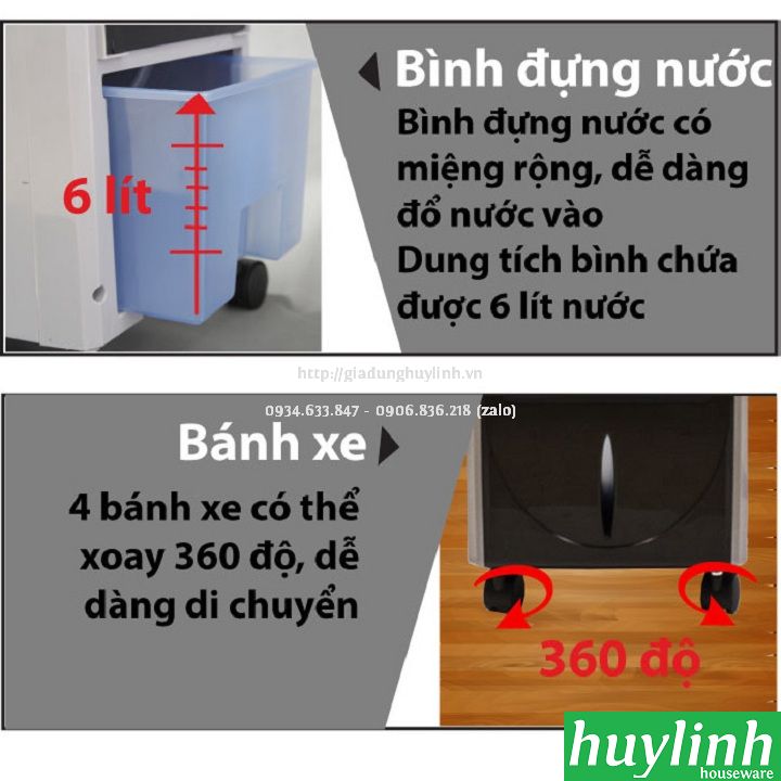 Quạt - Máy làm mát không khí Magic Korea A48 [Thay thế A-45]