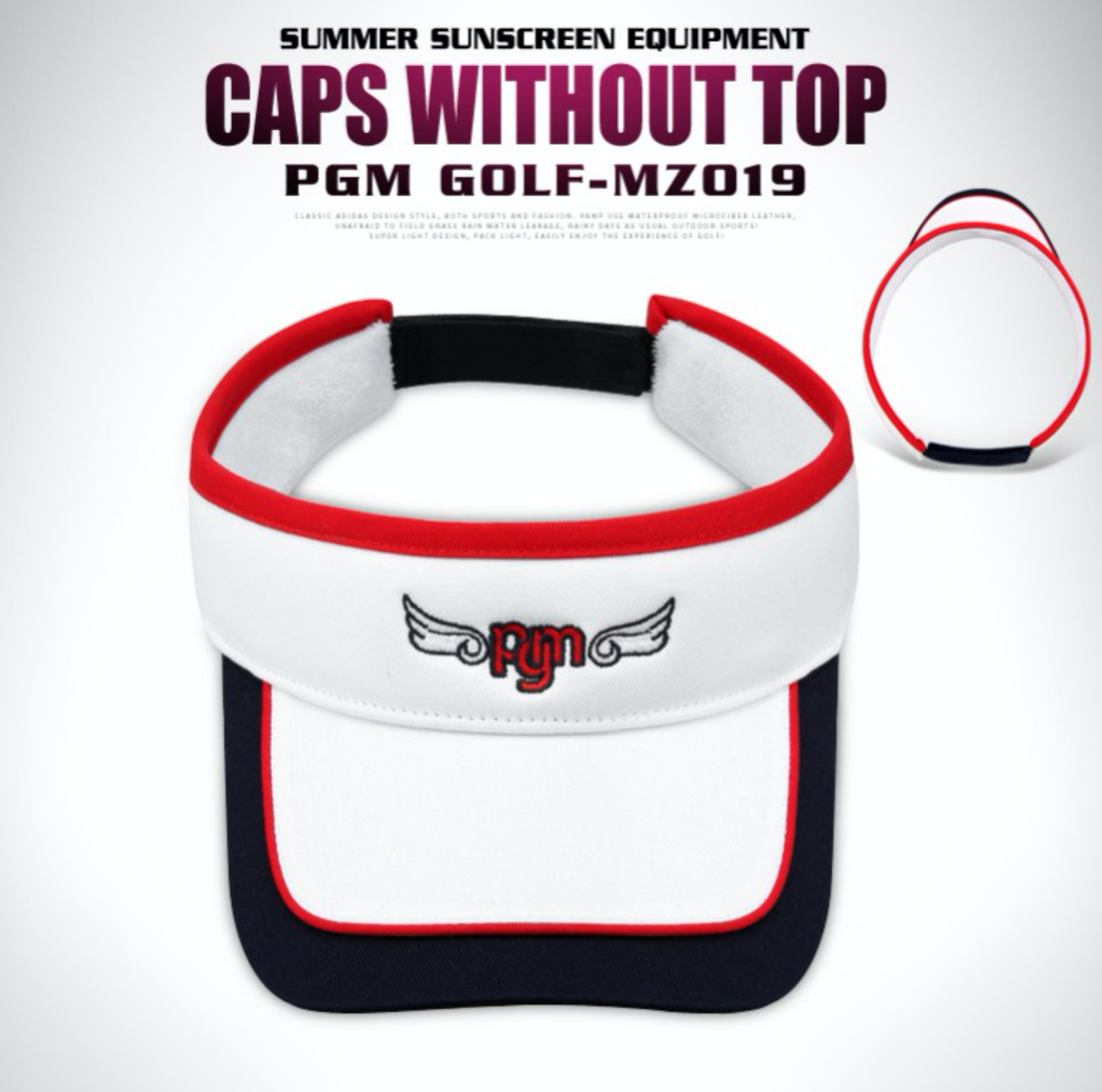 Mũ golf nữ.