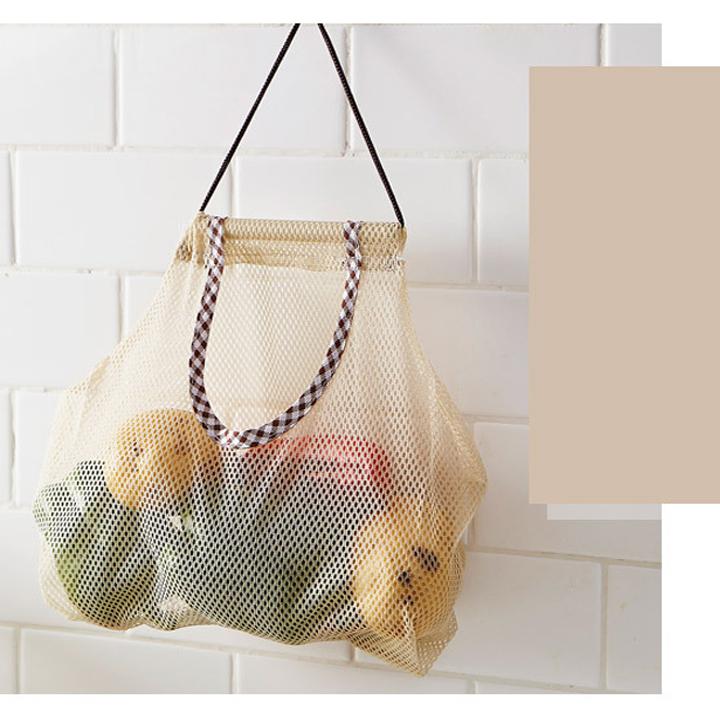 Túi Lưới Đựng Hành Tỏi Rau Củ Quả Đồ Khô Treo Tường Chống Ẩm Mốc Tiện Ích Nhà Bếp