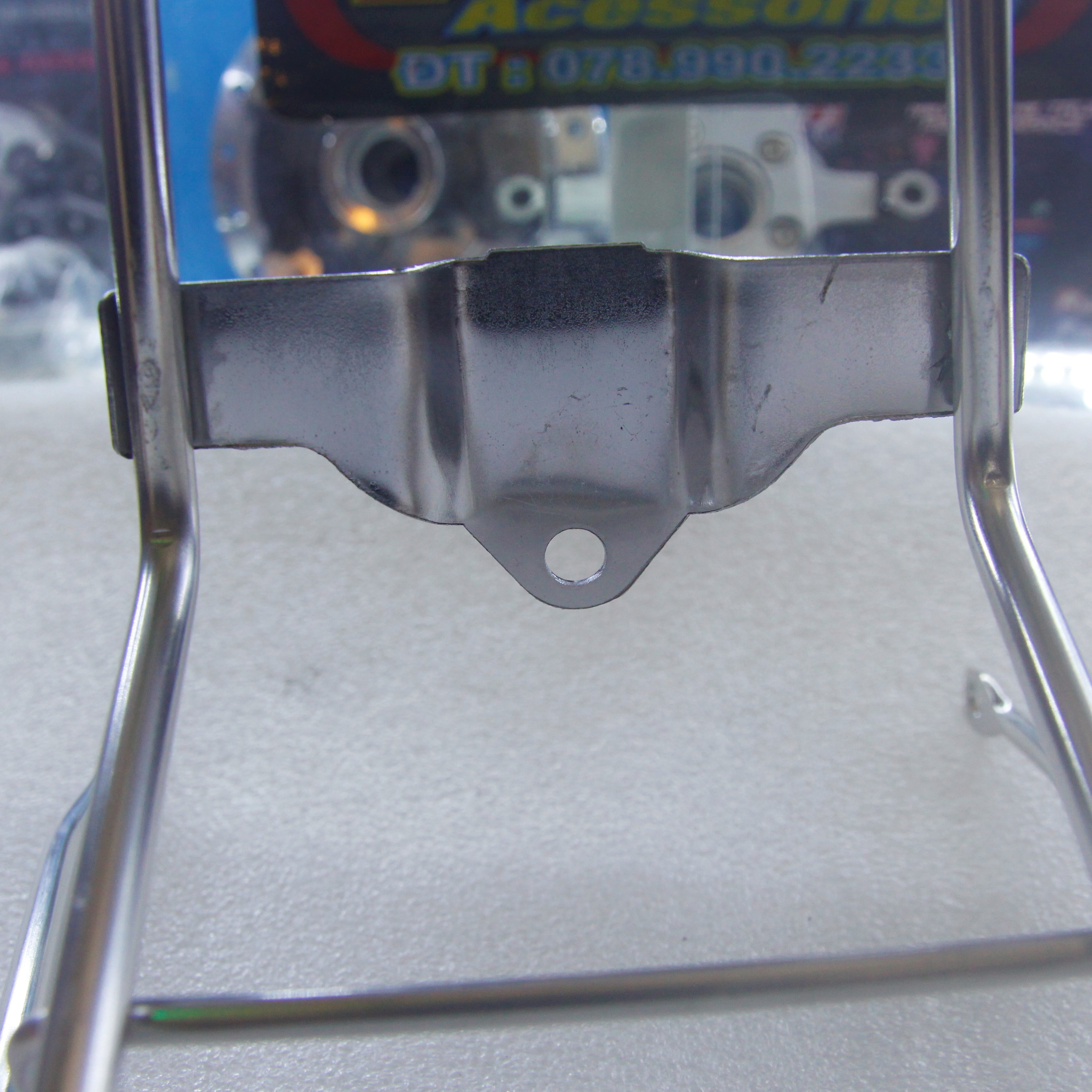 BAGA MŨI  TRƯỚC INOX XE CUB 50 ( CÁC ĐỜI )