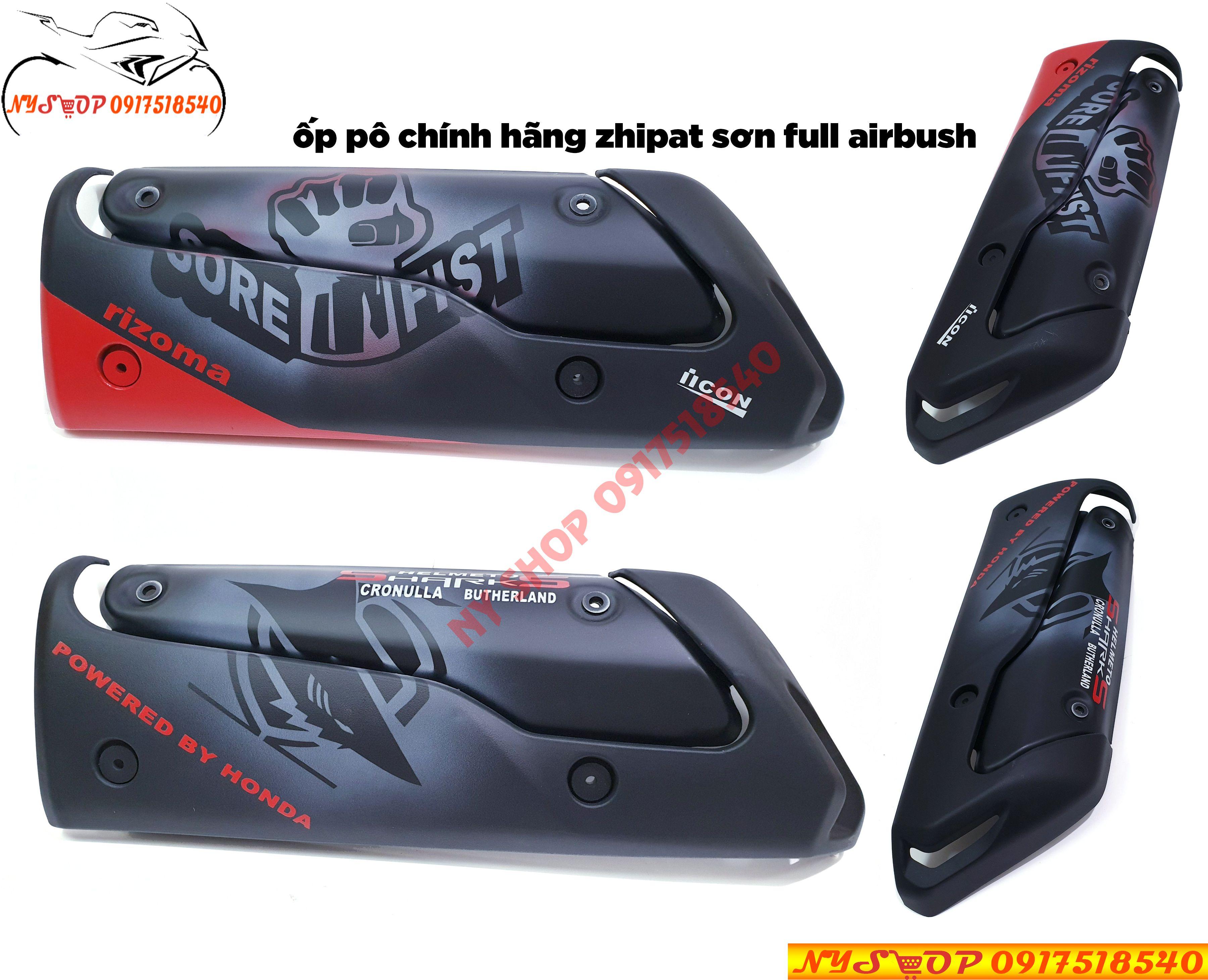 Ốp pô SH 300i ZHIPAT gắn SH 2017 - 2019 sơn Airbrush FULL