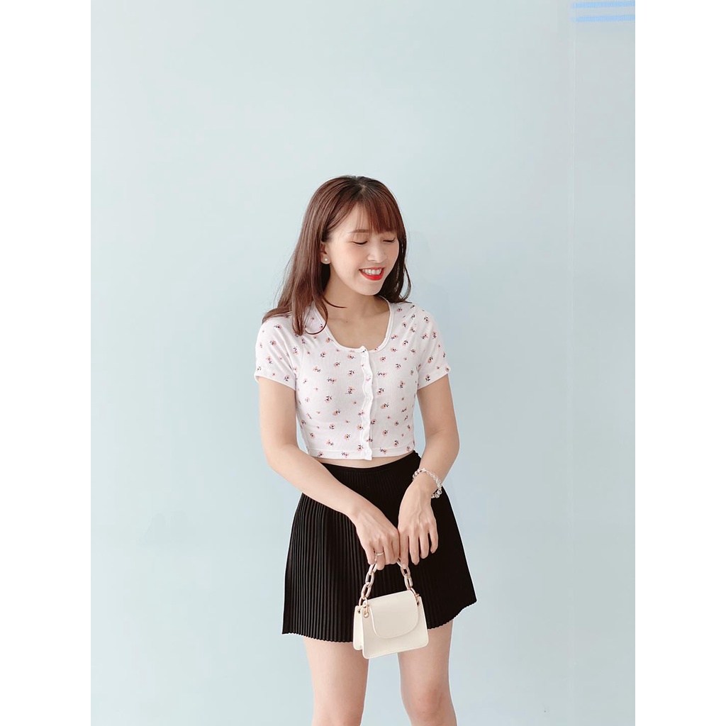 Chân váy xòe DẬP LY NGẮN thời trang