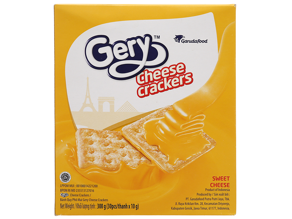 Bánh cracker phô mai Gery hộp 300g/ 200g