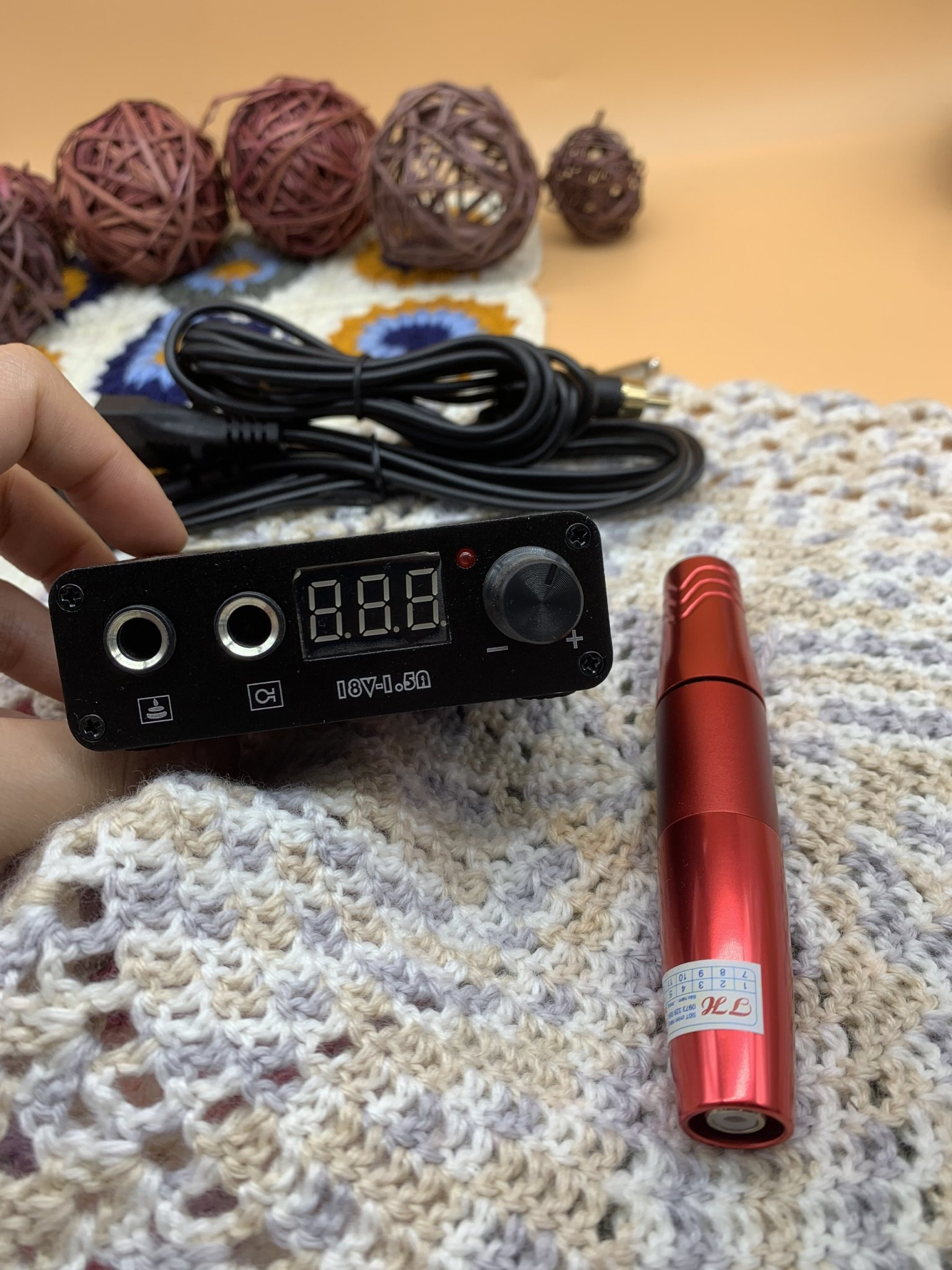 Máy pen 6.0 ,máy pen 2 đầu phun xăm mày môi mí